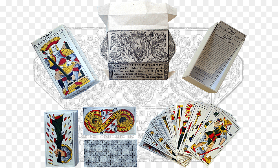 Tarot De Marseille Marseille 1760 Limited Edition Cards, Book, Publication, Baby, Person Png