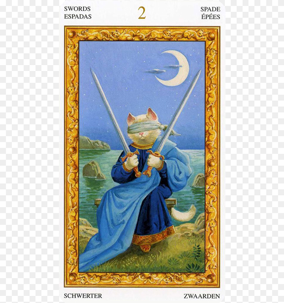 Tarot Of White Cats, Art, Weapon, Sword, Painting Free Png