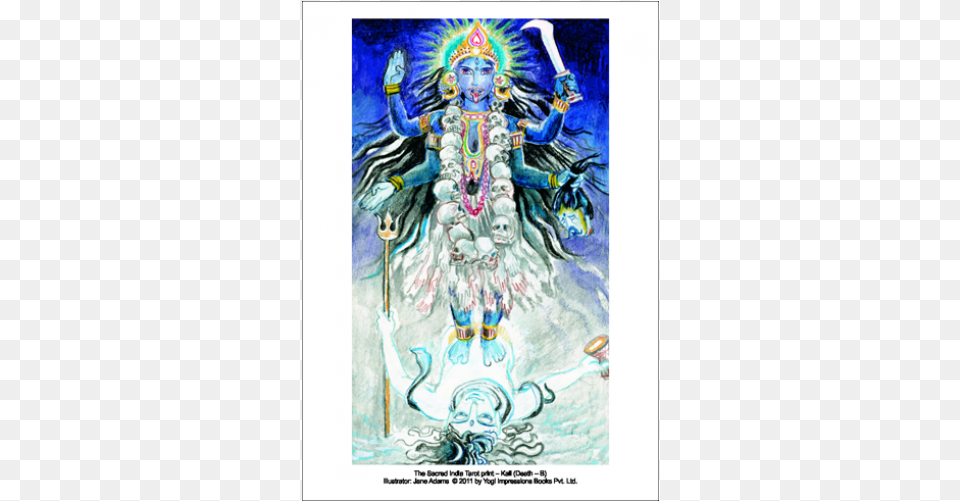 Tarot Print Kali Hindu God Maa Kali, Adult, Bride, Female, Person Png Image