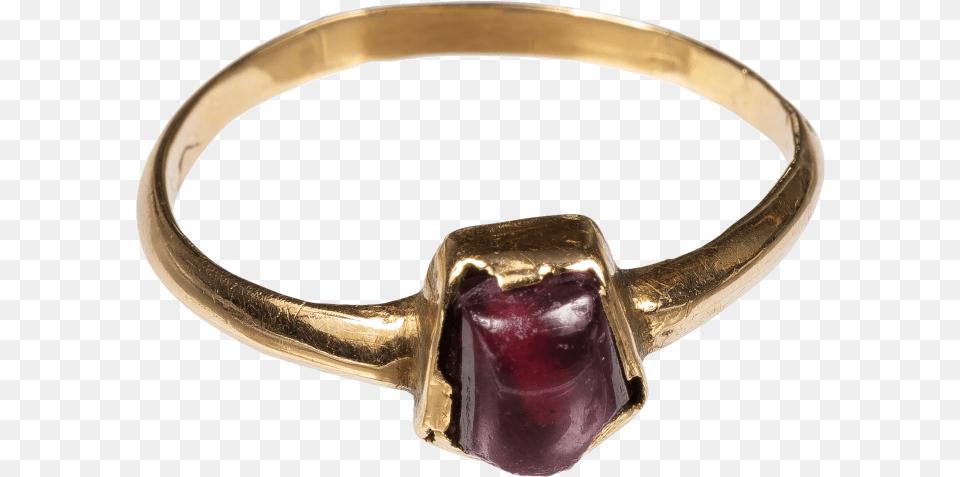 Tart Mold Ring With Garnet Ruby, Accessories, Jewelry, Gemstone Png Image
