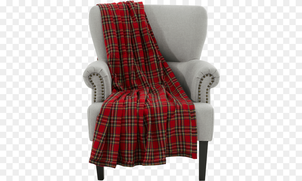 Tartan, Furniture, Chair, Clothing, Coat Free Transparent Png