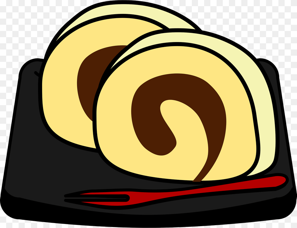 Tarte Swiss Roll Clipart, Bread, Food, Disk Png Image