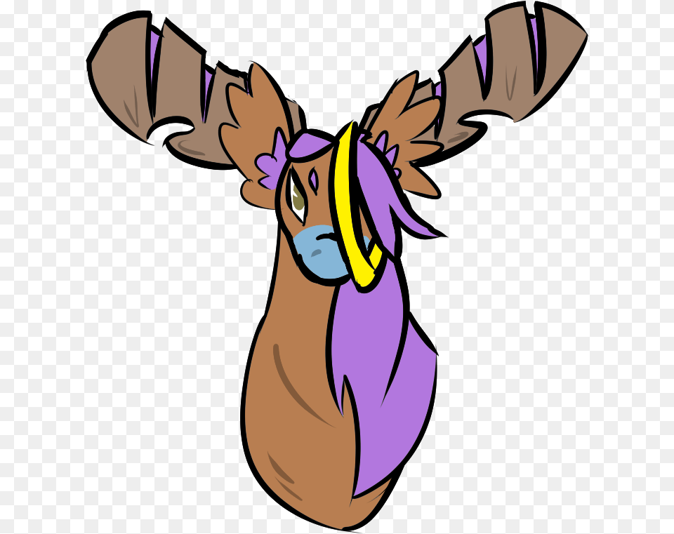 Tartsarts Fusion Meme Moose Oc Oc Only Oc Cartoon, Person, Purple, Animal, Invertebrate Png Image
