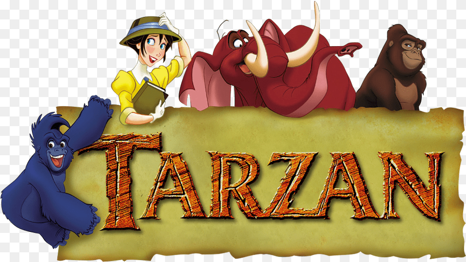 Tarzan Movie Logo, Baby, Person, Face, Head Png