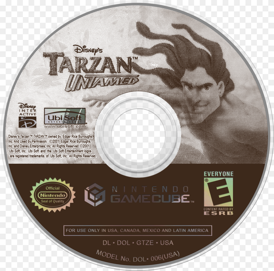 Tarzan Untamed Mario Party 7 Disc Gamecube, Disk, Dvd, Adult, Wedding Free Png Download