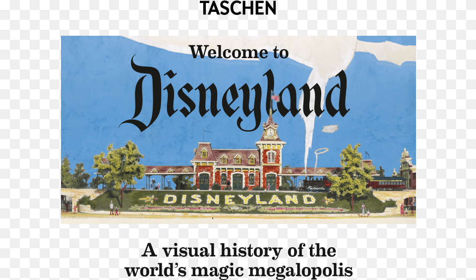 Taschen Disneyland Welcome To Disneyland, Tower, Neighborhood, Clock Tower, Campus Free Png Download