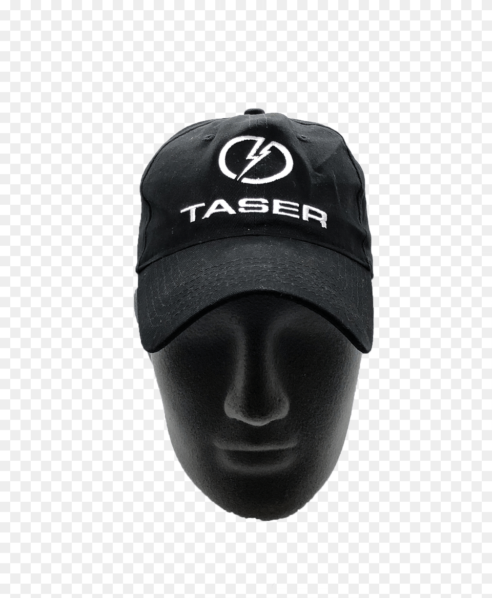 Taser Baseball Hat Taser, Baseball Cap, Cap, Clothing, Person Png Image