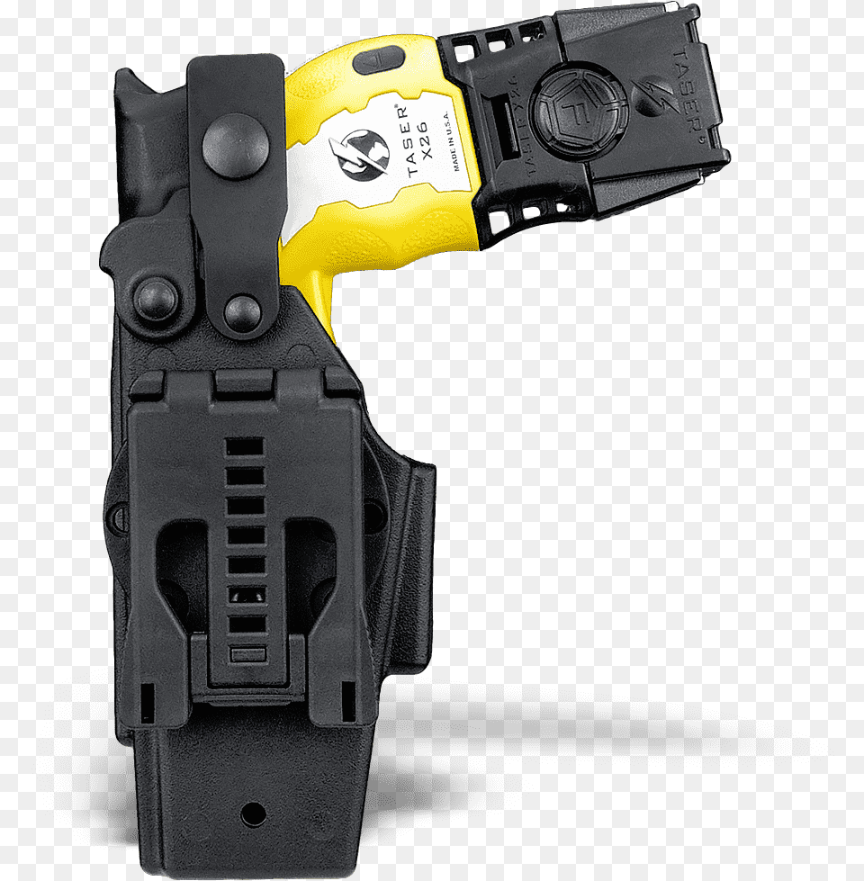 Taser X26 Back Airsoft Gun, Firearm, Handgun, Weapon, Wristwatch Free Transparent Png