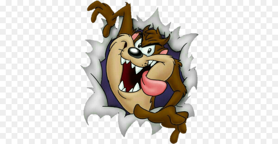 Tasmanian Devil Cartoon Painting, Baby, Person Png Image