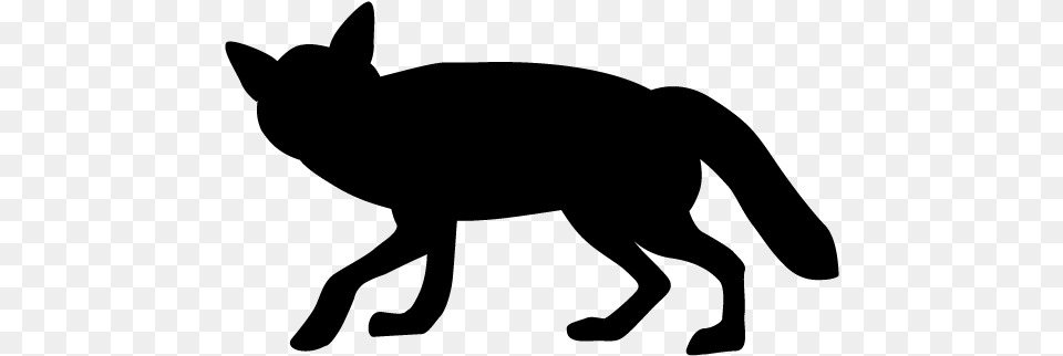 Tasmanian Devil Silhouette, Gray Png Image