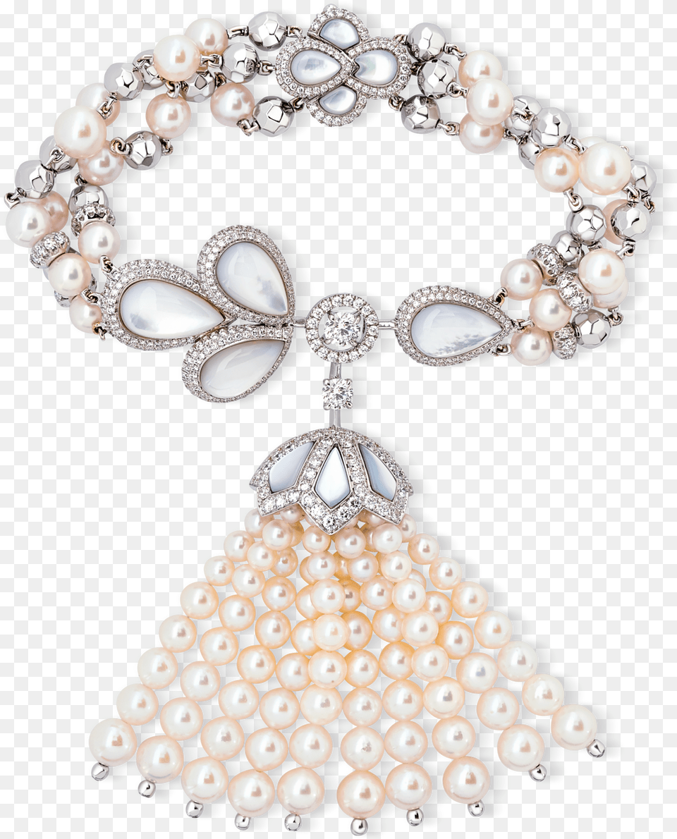 Tassel Tassel Bracelet With Akoya Pearl Add To Wishlist Necklace, Accessories, Jewelry, Earring Png Image
