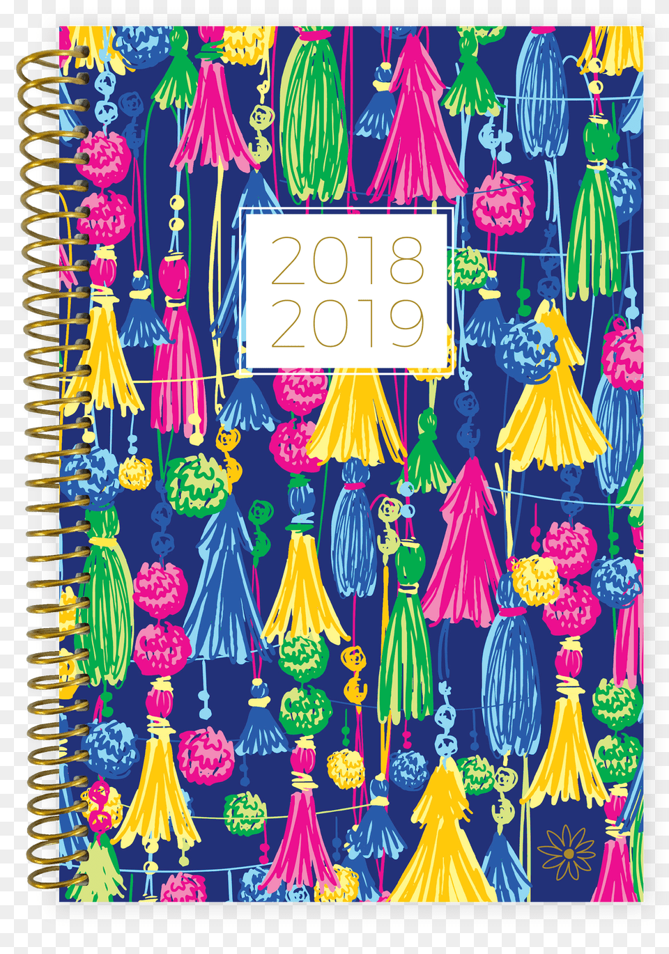 Tassels Bloom Daily Planners 2018 2019 August To Art Paper Free Transparent Png