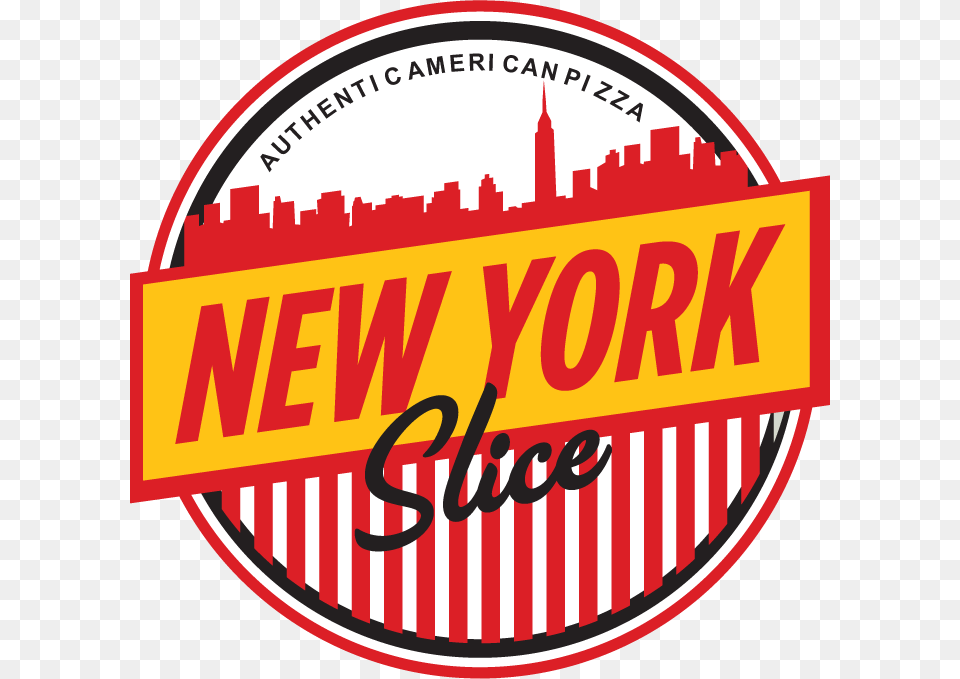 Taste From The Streets Of New York New York Slice Logo, Sticker, Symbol Png