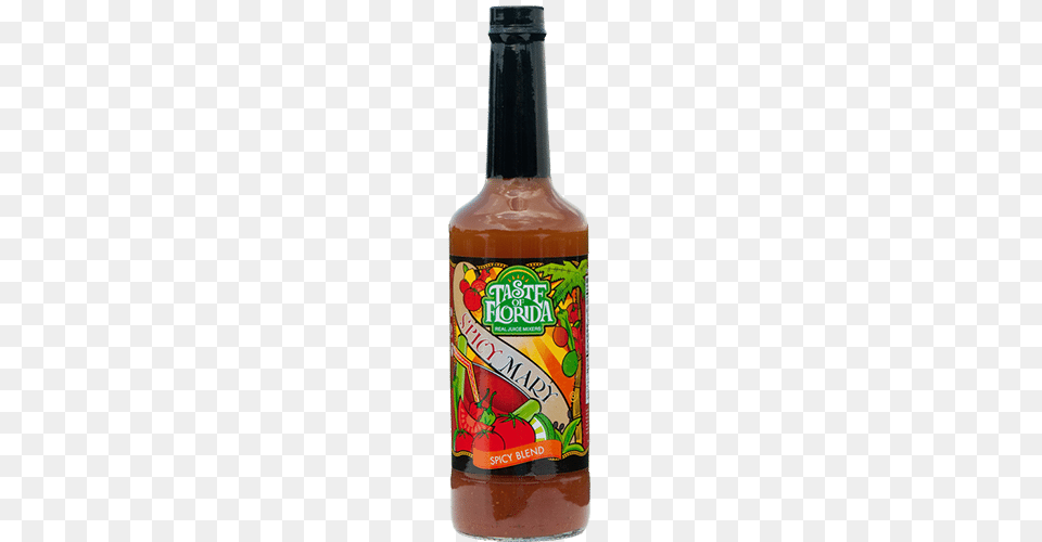 Taste Of Florida Spicy Bloody Mary College City Beverage, Food, Ketchup, Bottle Free Png