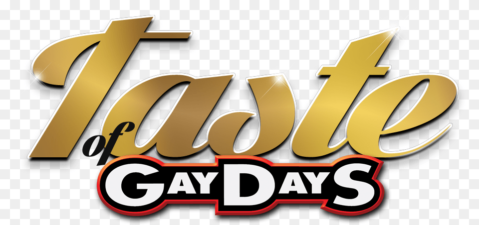 Taste Of Gay Days Logo Graphic Design, Text, Bulldozer, Machine Free Transparent Png