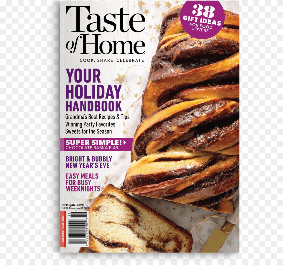 Taste Of Home Magazine, Bread, Food, Burger, Sandwich Free Png Download