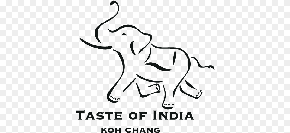 Taste Of India With Elephant, Silhouette, Animal, Mammal, Wildlife Free Transparent Png