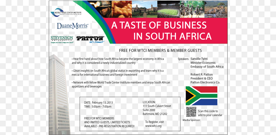 Taste Of S South Africa, Advertisement, Poster, Person, Qr Code Free Transparent Png