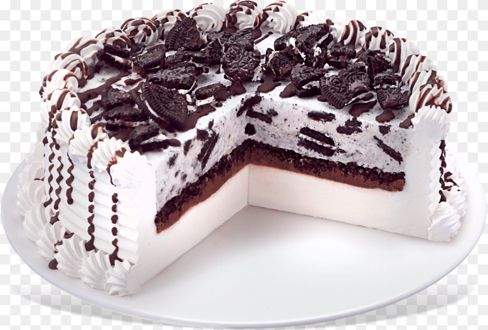 Tasty Happy Birthday Cake Desicommentscom Dairy Queen Oreo Cake, Birthday Cake, Cream, Dessert, Food Png