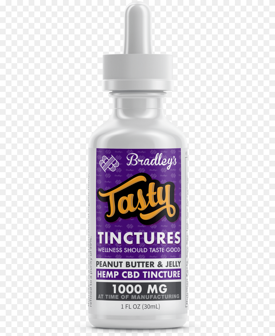Tasty Tinctures Peanut Butter Amp Jelly 1000mg Plastic Bottle, Cosmetics, Perfume, Ink Bottle Png