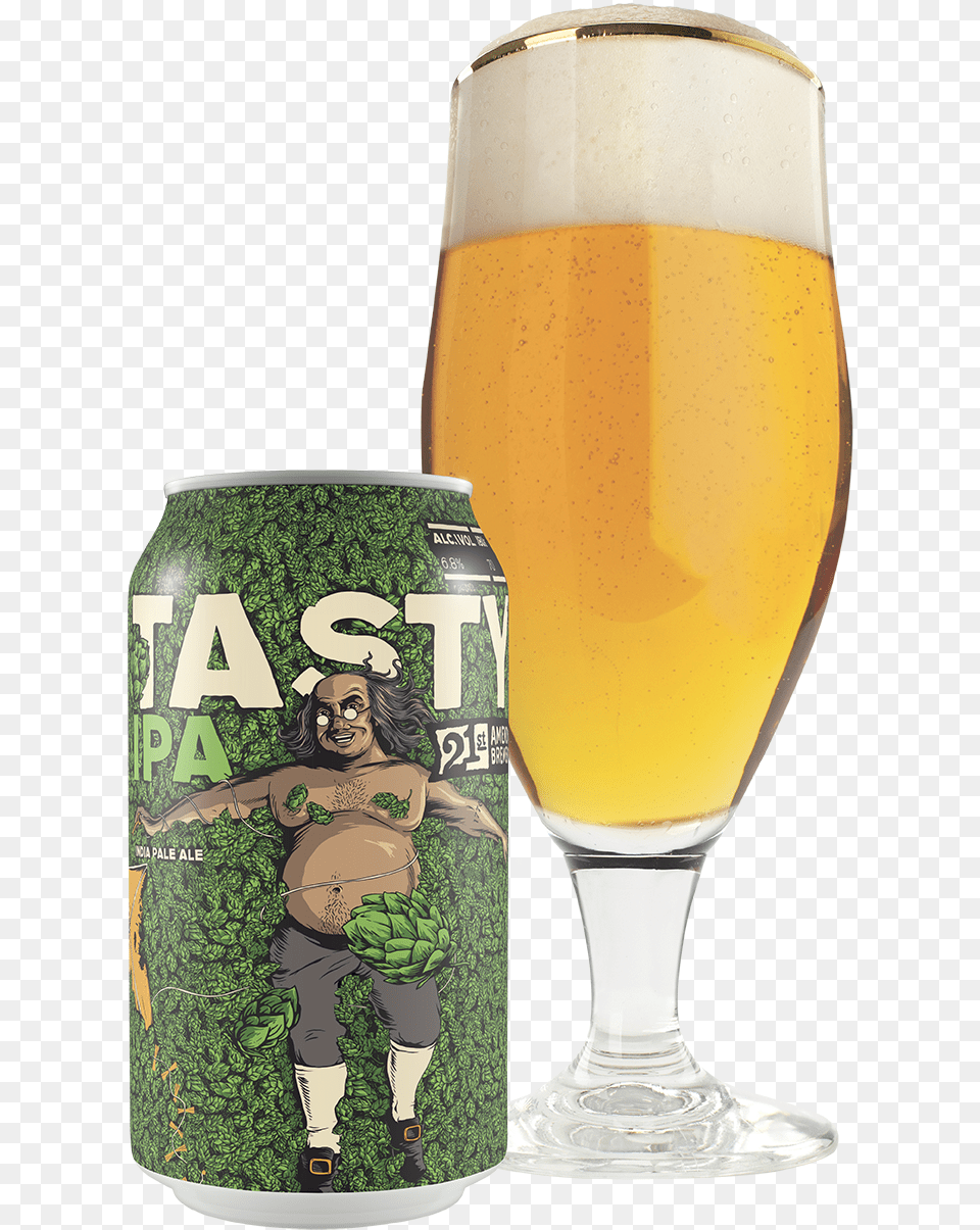 Tastyipa 12oz Glass 21st Amendment Brewery, Alcohol, Beer, Beverage, Lager Png