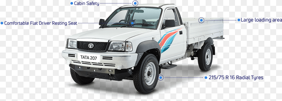 Tata Xenon Ex Features Tata 207 Di Rx, Pickup Truck, Transportation, Truck, Vehicle Free Png