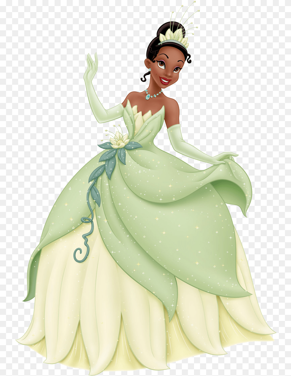 Tatiana Princess And The Frog, Figurine, Person, Woman, Female Png