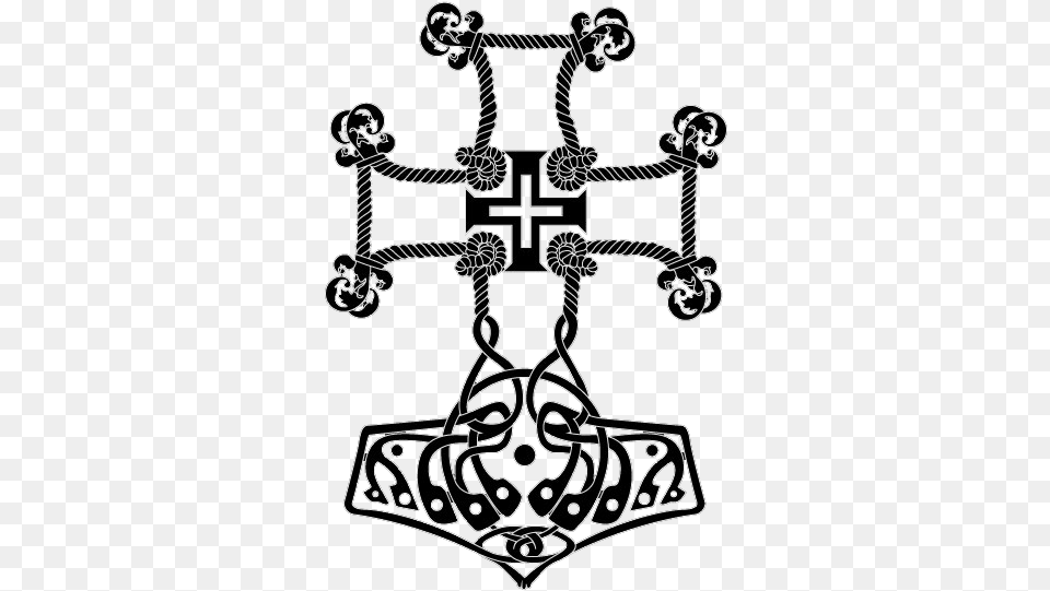 Tatoo Crest, Cross, Symbol Png Image