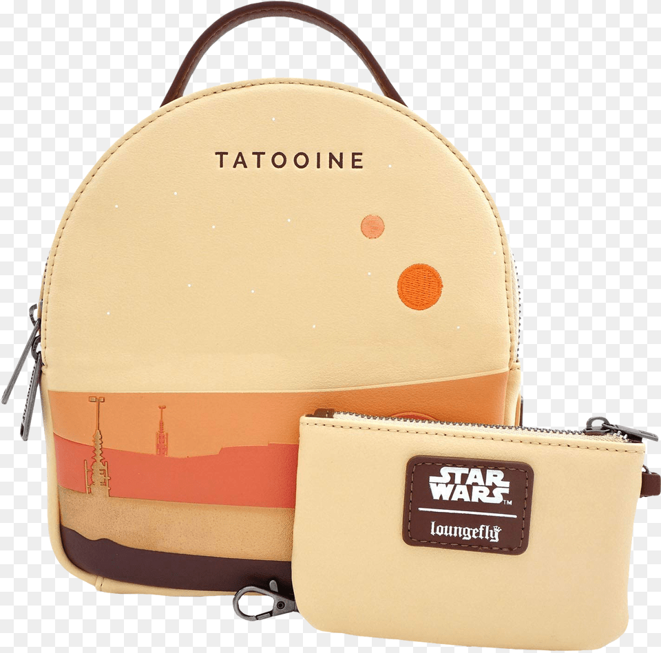 Tatooine Limited Edition 8 Faux Leather Mini Backpack Loungefly Star Wars Mini Backpack, Accessories, Bag, Handbag, Purse Free Png Download