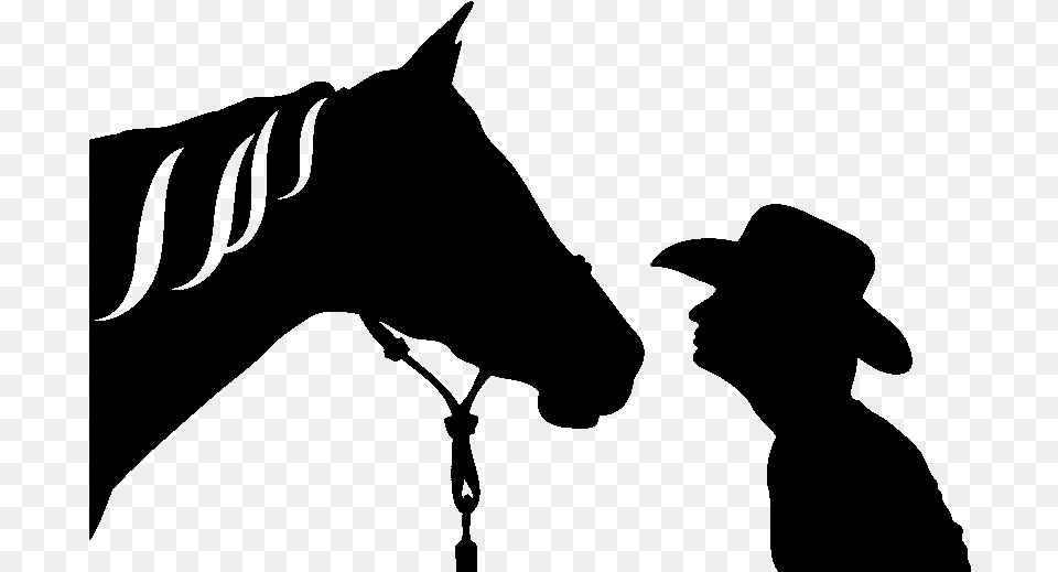 Tatouage Cowboy Cheval Cabr, Gray Free Png