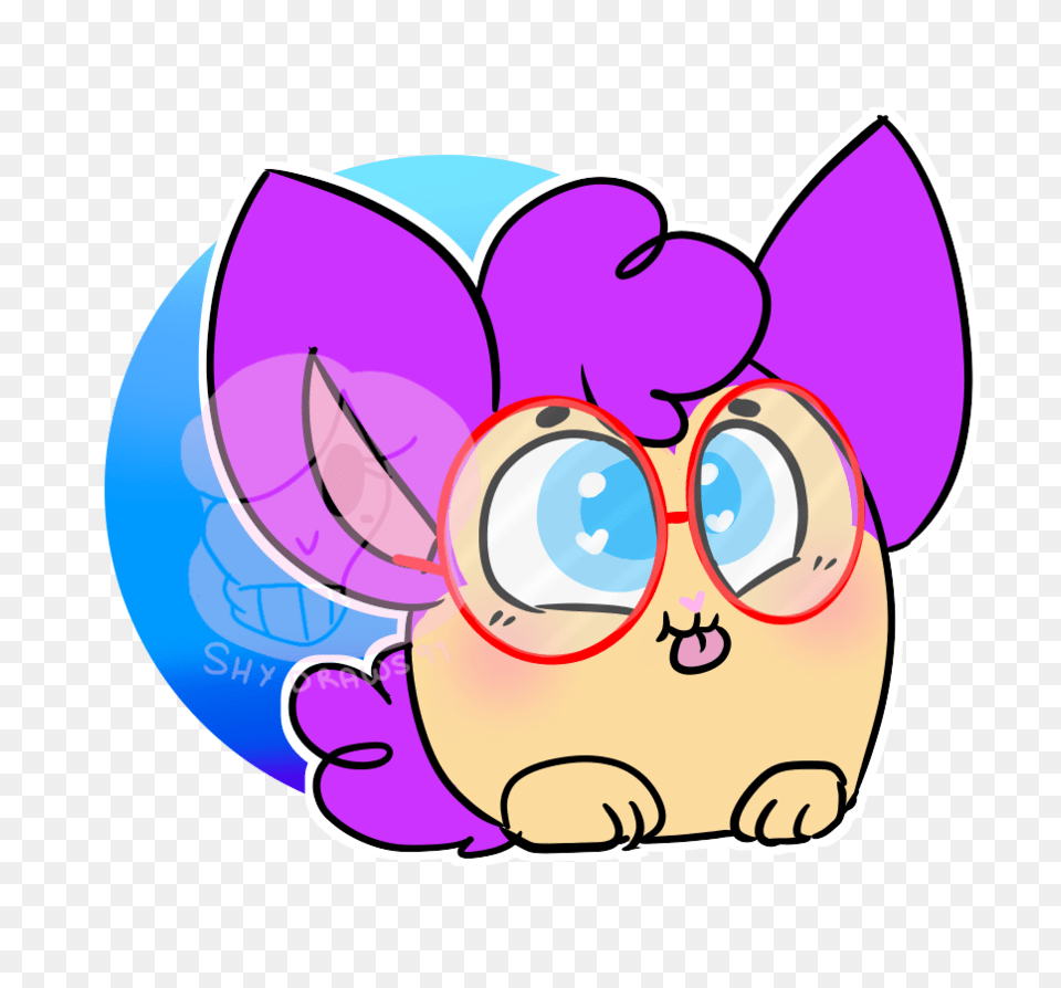 Tattletail, Purple, Art, Face, Head Free Png Download