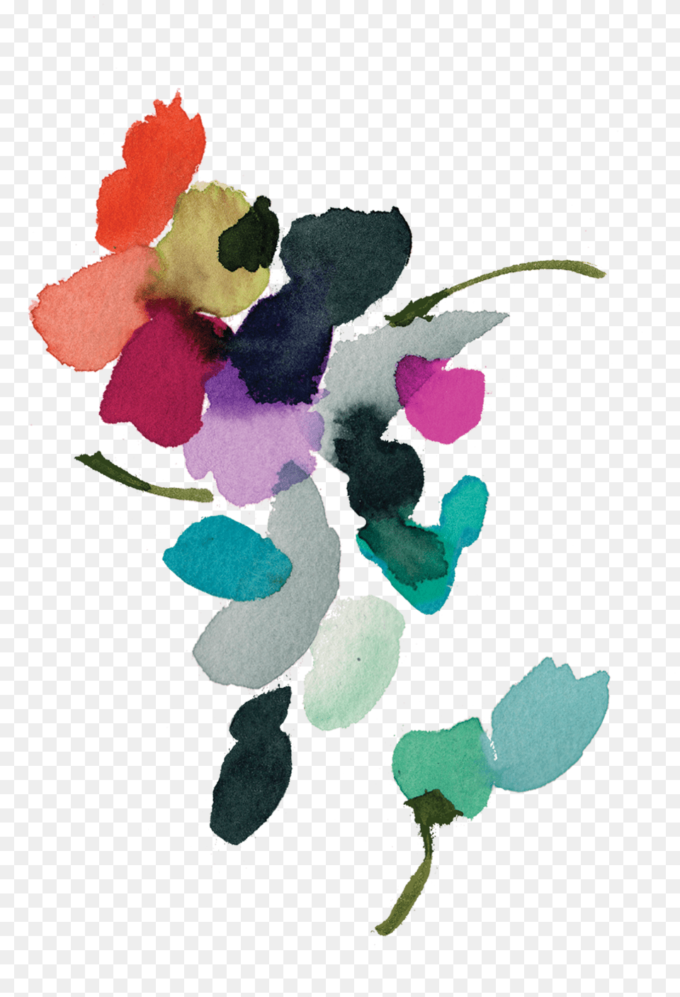 Tattly, Art, Graphics, Painting, Flower Free Png