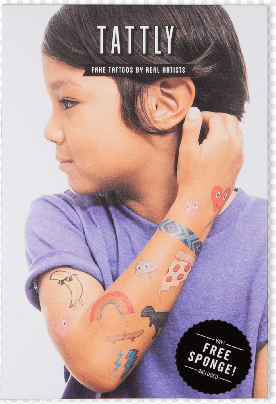 Tattly Kids Tattoo, Person, Skin, Face, Head Free Transparent Png