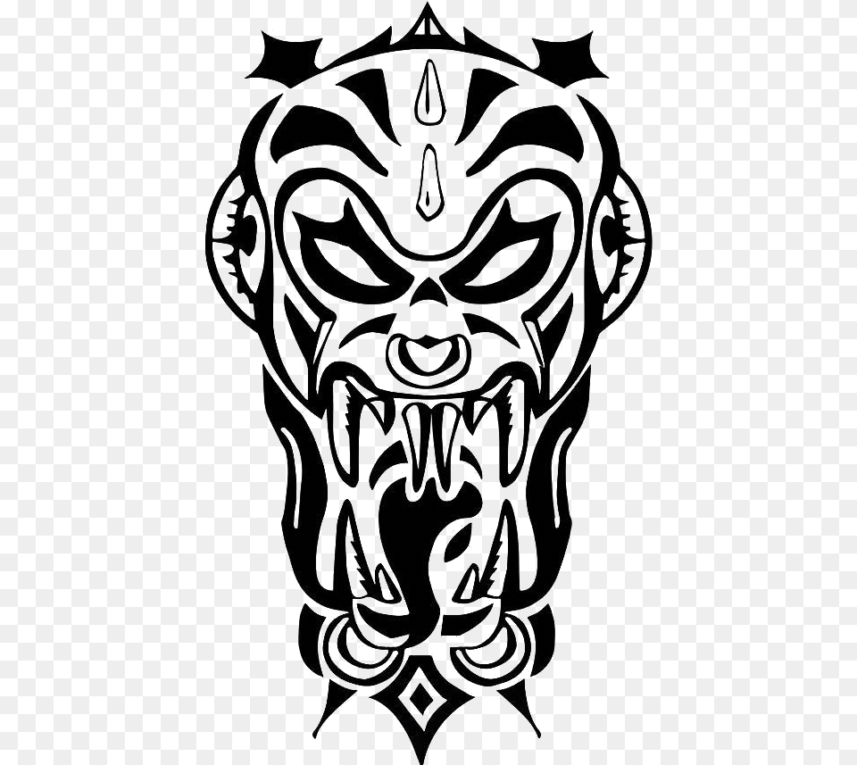 Tatto Zombie Tribal, Emblem, Symbol, Art, Architecture Free Transparent Png