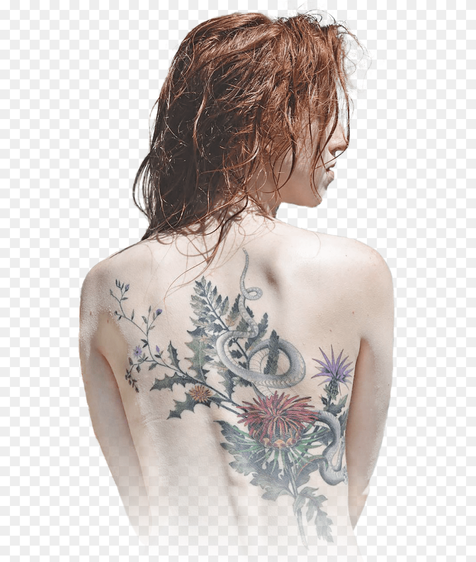 Tattoo, Back, Body Part, Skin, Person Free Png Download