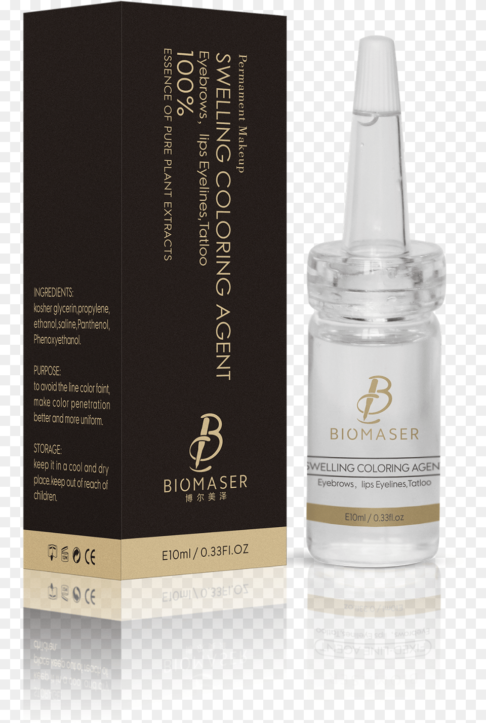 Tattoo Accessories Biomaser Color Pigment Sealantfixed Line Skin Care, Bottle, Book, Publication, Cosmetics Free Png Download