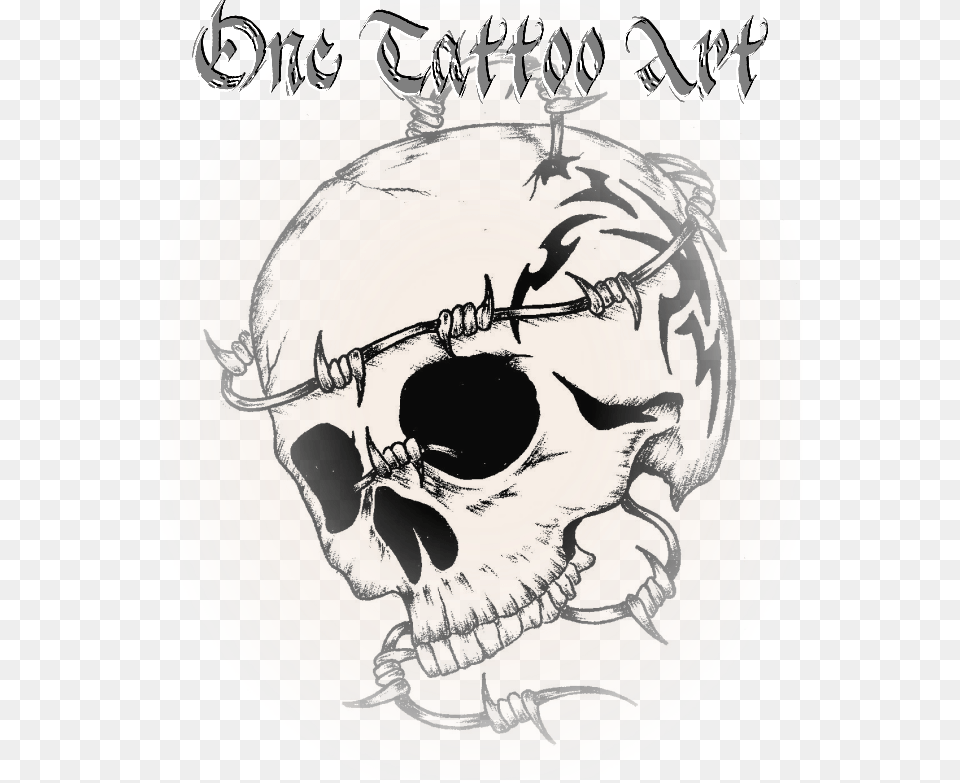 Tattoo Art Skull Artist Flash One Clipart, Plate, Face, Head, Person Png Image