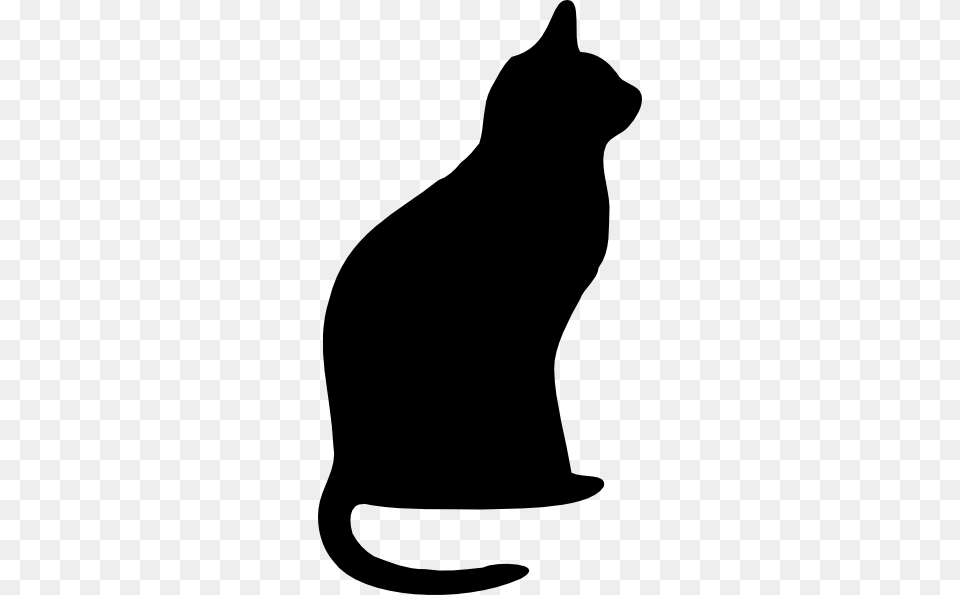 Tattoo Black Cat Silhouette, Animal, Mammal, Pet, Fish Free Png
