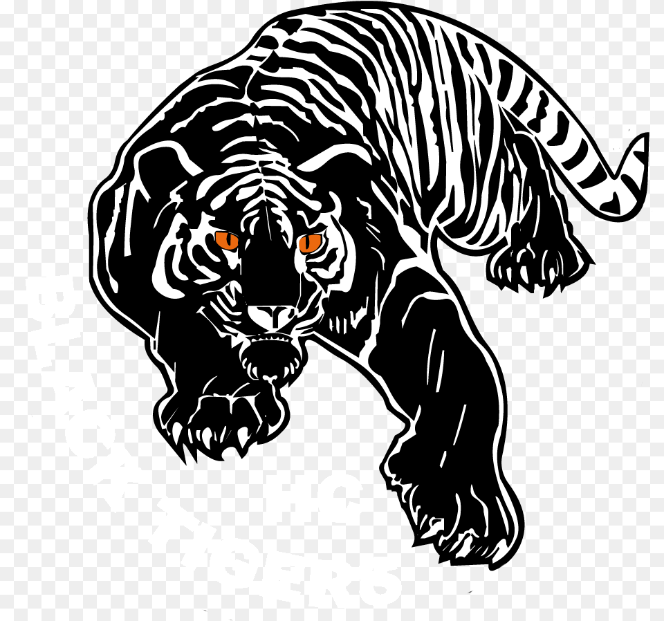 Tattoo Black Tiger, Animal, Lion, Mammal, Stencil Png