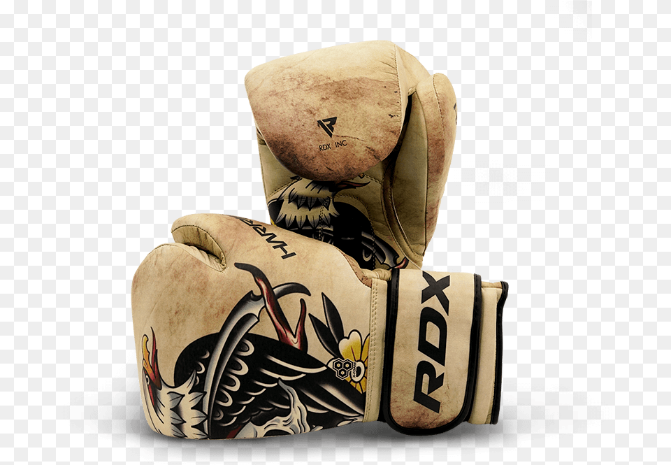 Tattoo Boxing Gloves U0026 Punch Mitts Harrier By Rdx With Boxing Glove, Clothing, Cushion, Home Decor, Furniture Free Png Download