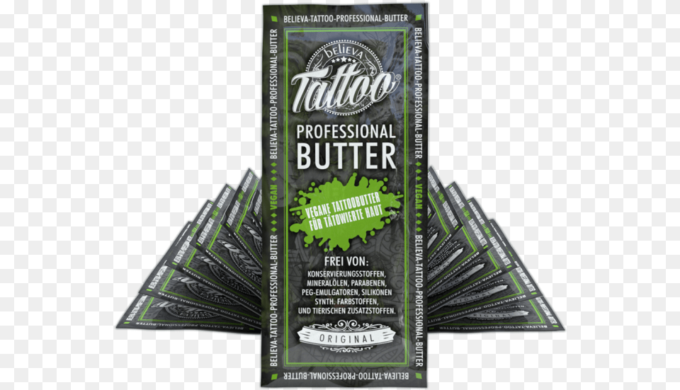 Tattoo Butter Sachet 5ml Butter, Advertisement, Poster Png