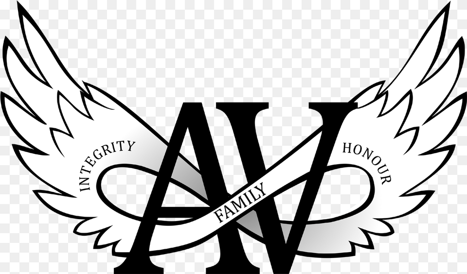 Tattoo Design By Kaiser77 For This Project Av Name Tattoo, Emblem, Symbol, Stencil, Logo Free Transparent Png