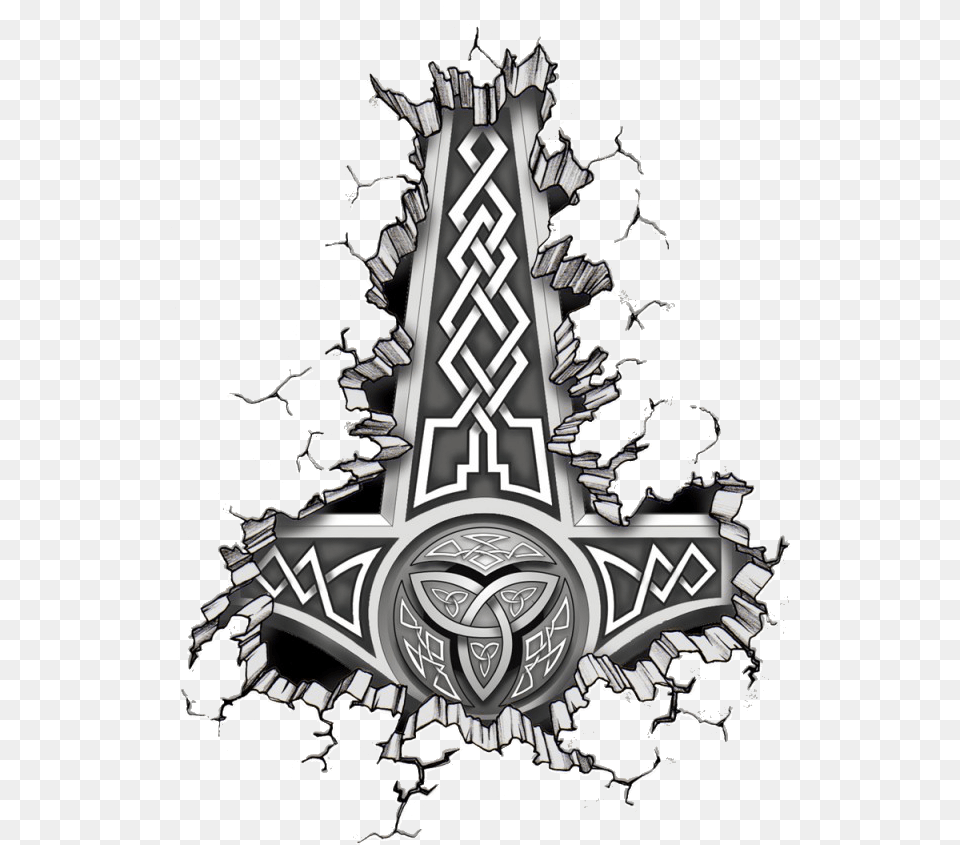 Tattoo Designs Thor39s Hammer, Emblem, Symbol, Logo, Baby Free Png