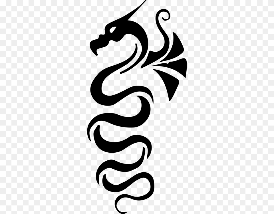 Tattoo Dragon Drawing Black And Gray Computer Icons Free Png