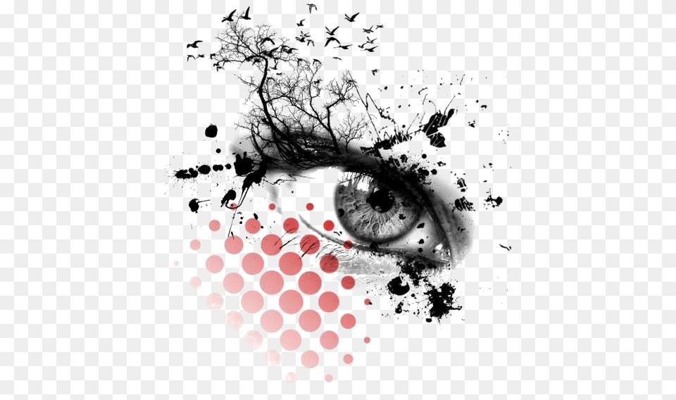 Tattoo Eye Artist Polka Idea Creative Trash Clipart Trash Polka Eye Tattoo, Art, Collage, Graphics, Pattern Png