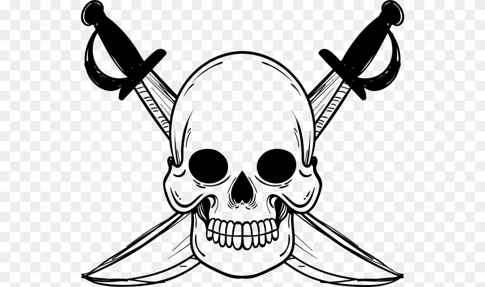 Tattoo For Skull, Gray Png Image