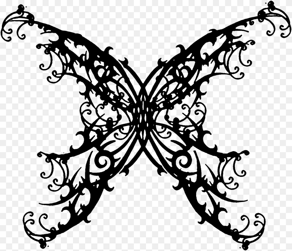 Tattoo Gothic Graffiti Architecture Download Butterfly Tattoo, Art, Floral Design, Graphics, Pattern Free Transparent Png