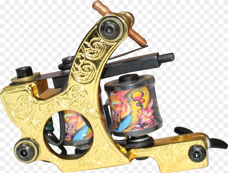 Tattoo Guns Gold Png