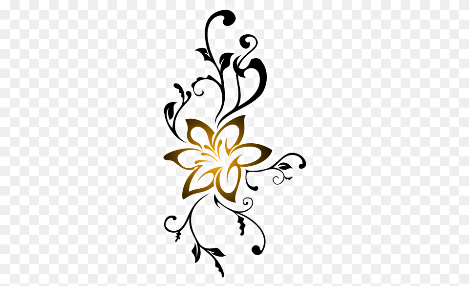 Tattoo Henna Art Mehndi Tribal Tattoo 590 Tribal Flower Tattoo, Floral Design, Graphics, Pattern, Stencil Free Png Download