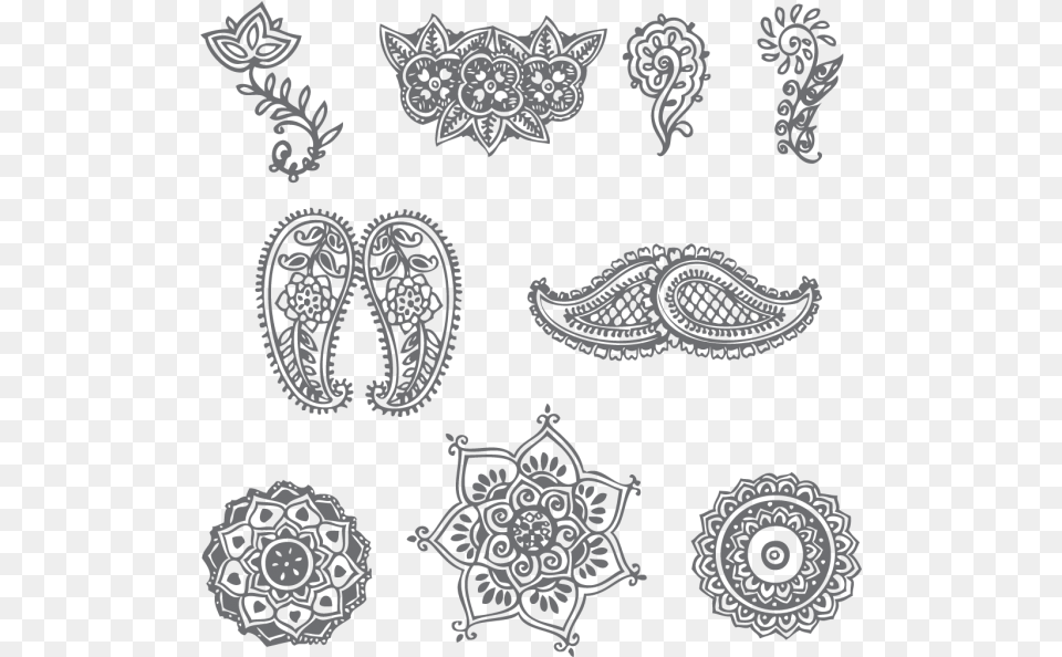 Tattoo Henna Drawing Mehndi Image High Quality Mehandi Designs On Paper Simple, Pattern, Lace, Animal, Cat Free Png